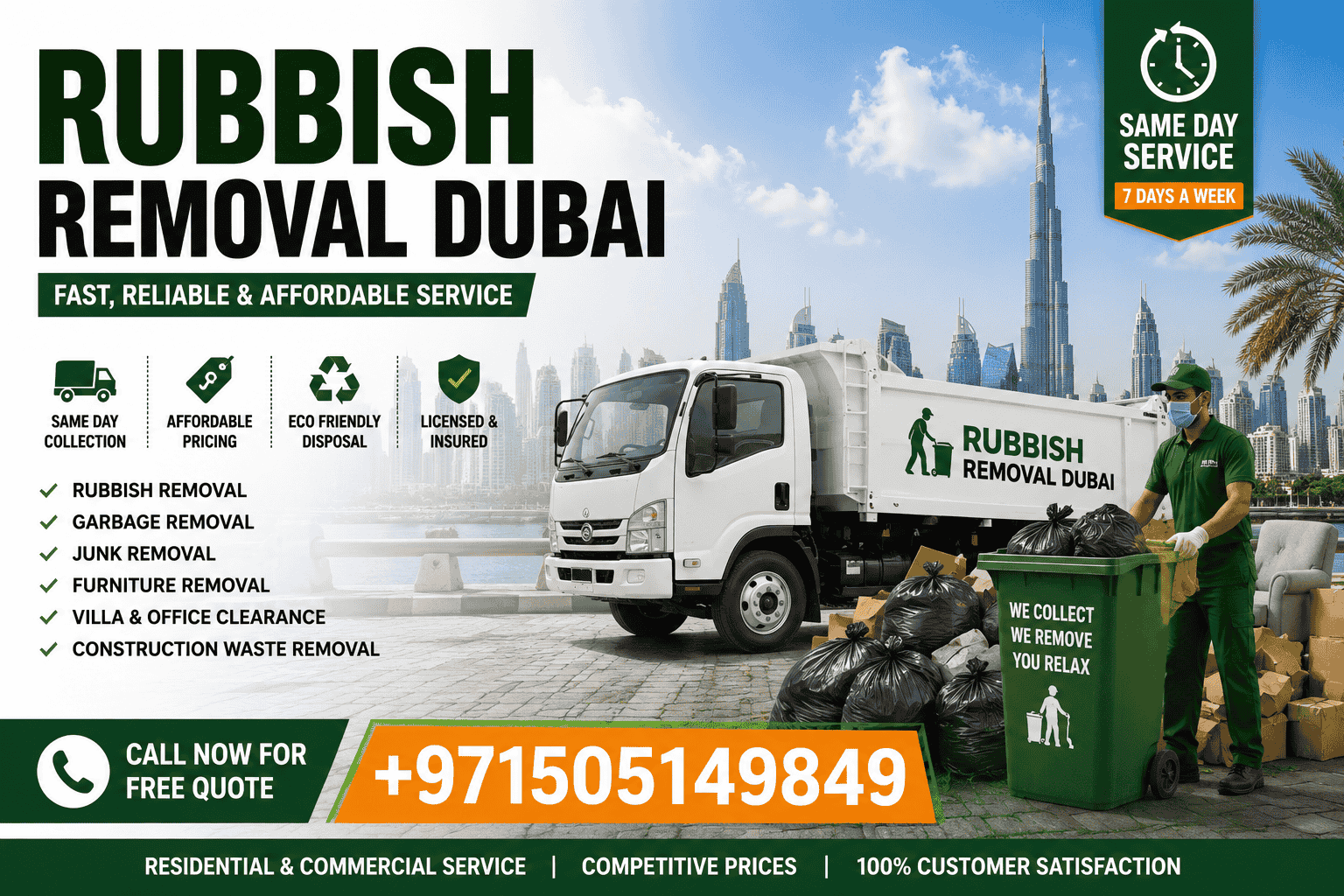 Rubbish Removals Dubai